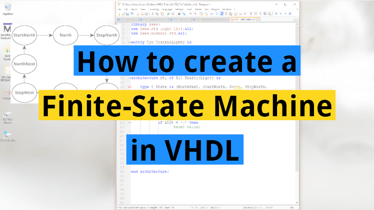 How to create a finite-state machine in VHDL