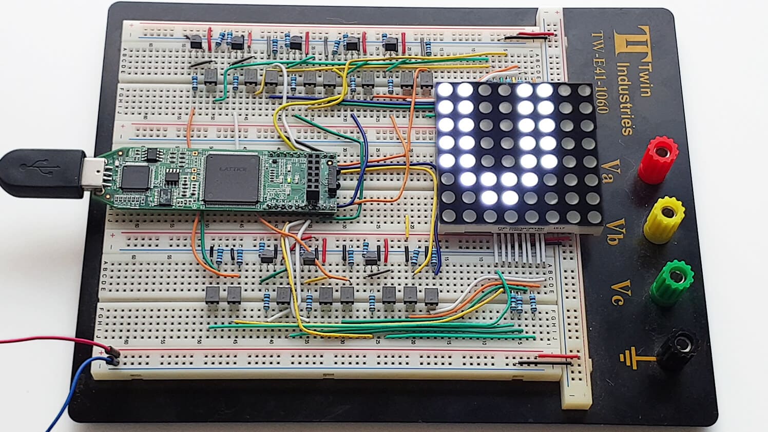 Dot Matrix LED Controller FPGA course
