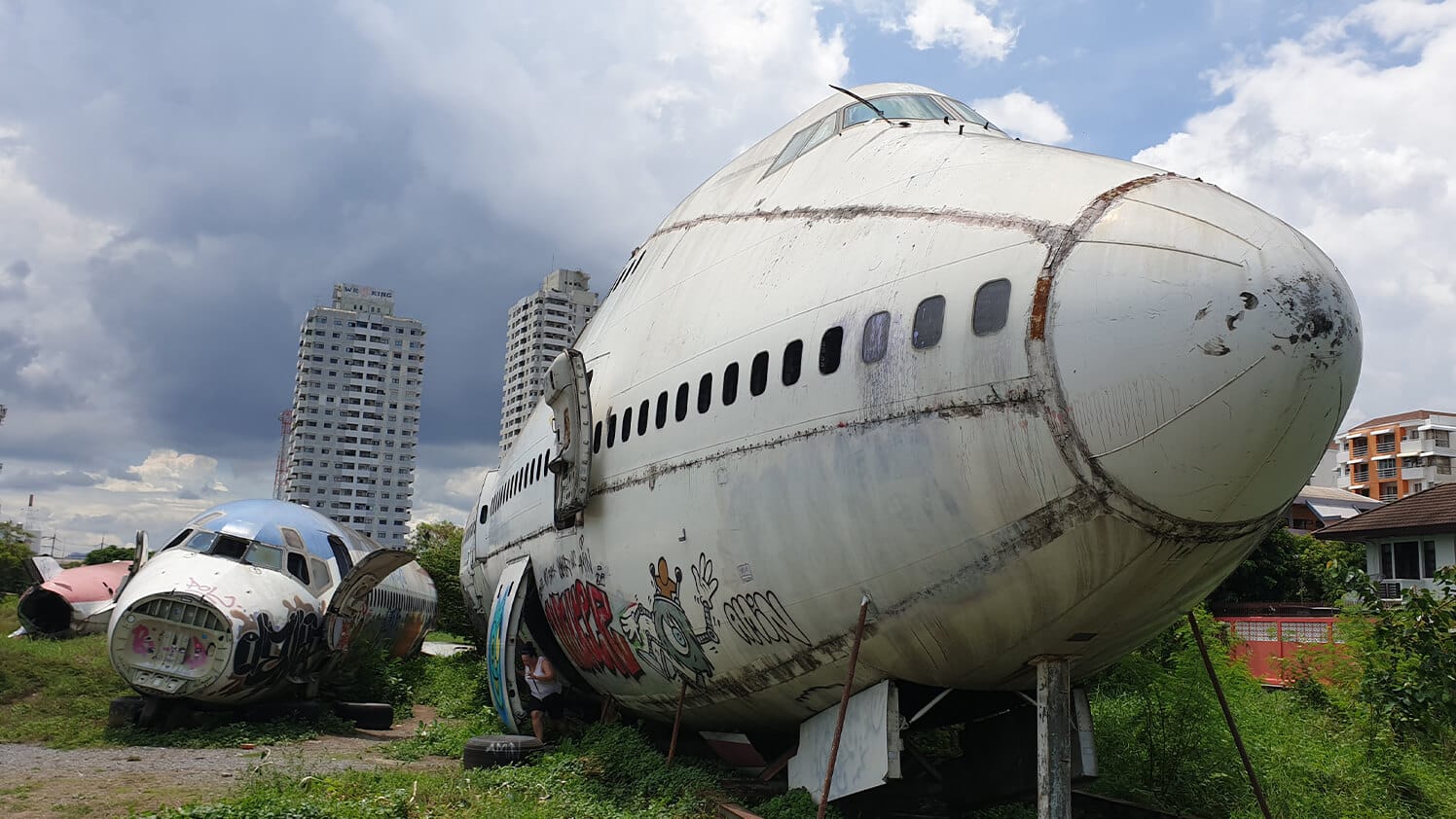 Decommissioned Boeing 747