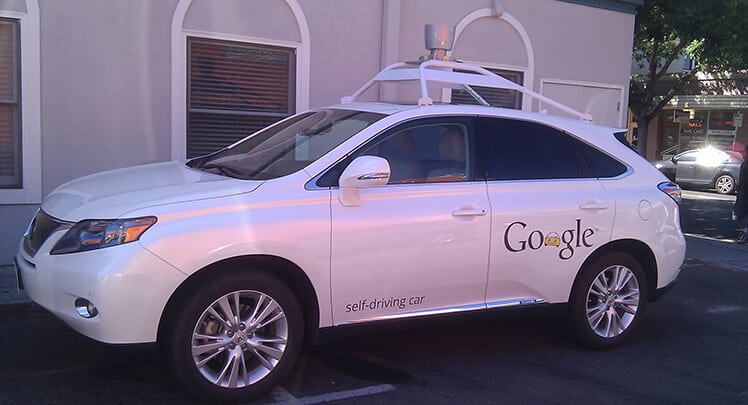 Google Waymo car