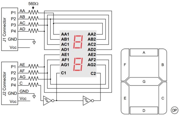 Dual 7-segment display FPGA controller - VHDLwhiz