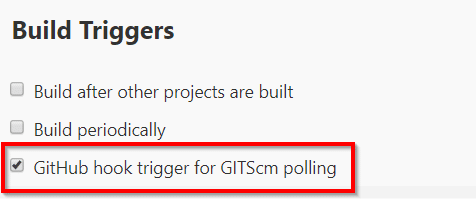 GitHub hook trigger for GITScm polling