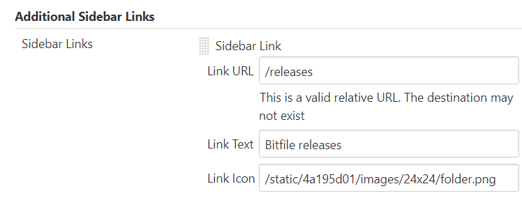 Add new sidebar link in Jenkins