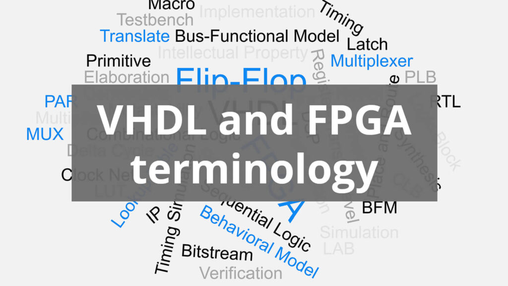 VHDL and FPGA terminology