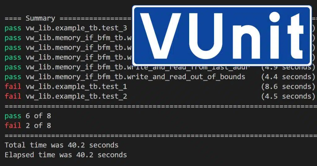 VUnit VHDL course