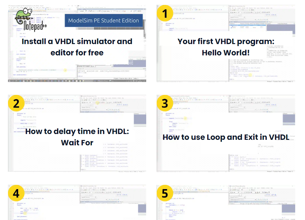 Free resource: Basic VHDL course