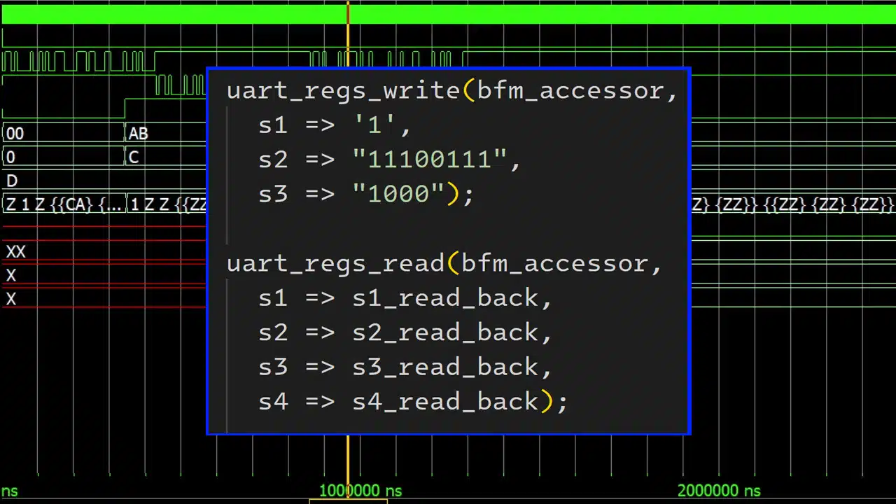 Transaction-level BFM design in VHDL using Python and AI