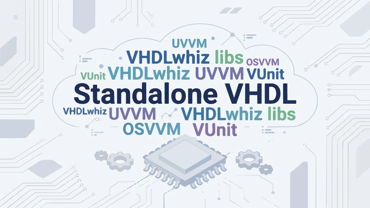 VHDL testbench boilerplates