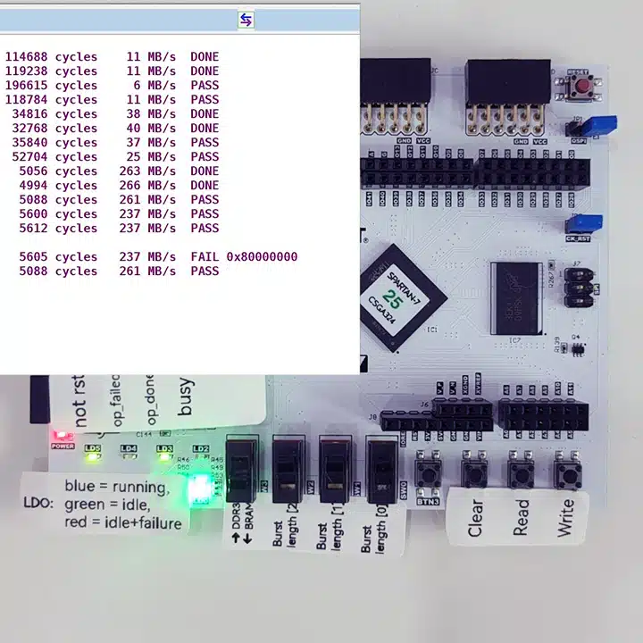 Course: AXI4 master in VHDL with a DDR3 benchmark demo